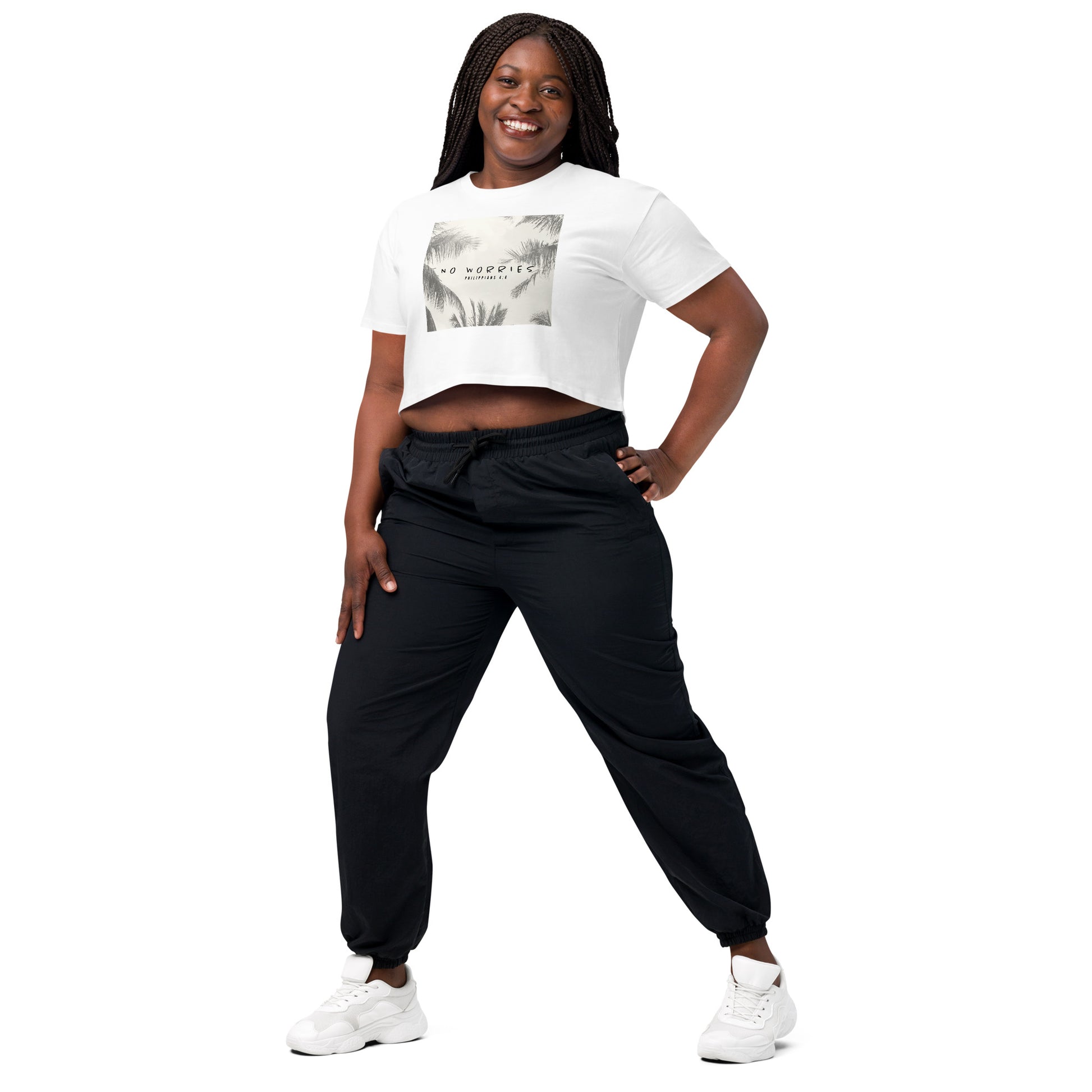 NO WORRIES- Women’s crop top