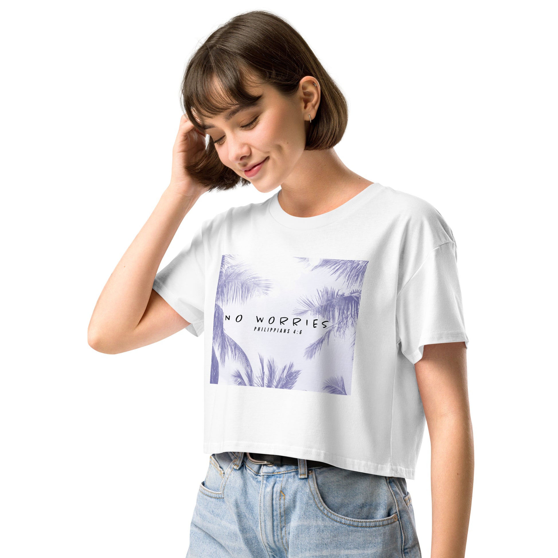 NO WORRIES- Women’s crop top
