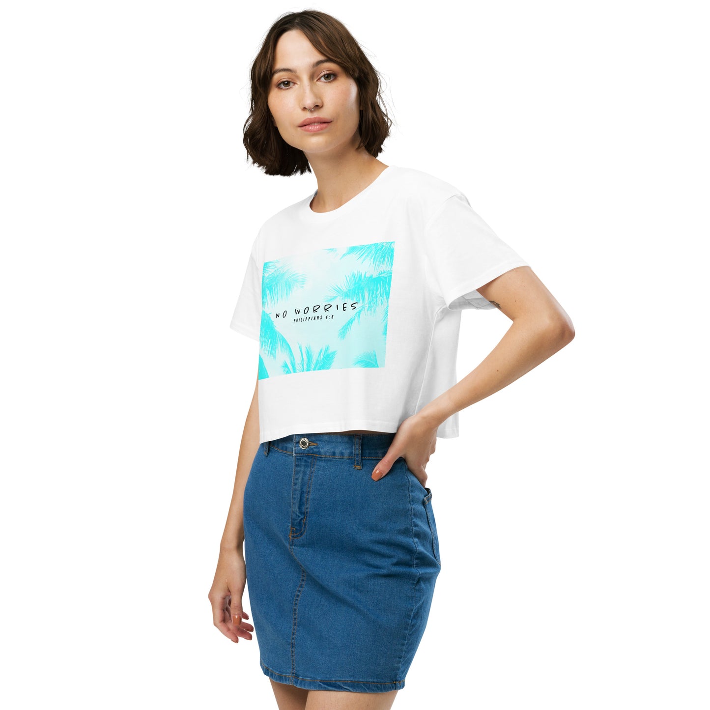 NO WORRIES- Women’s crop top