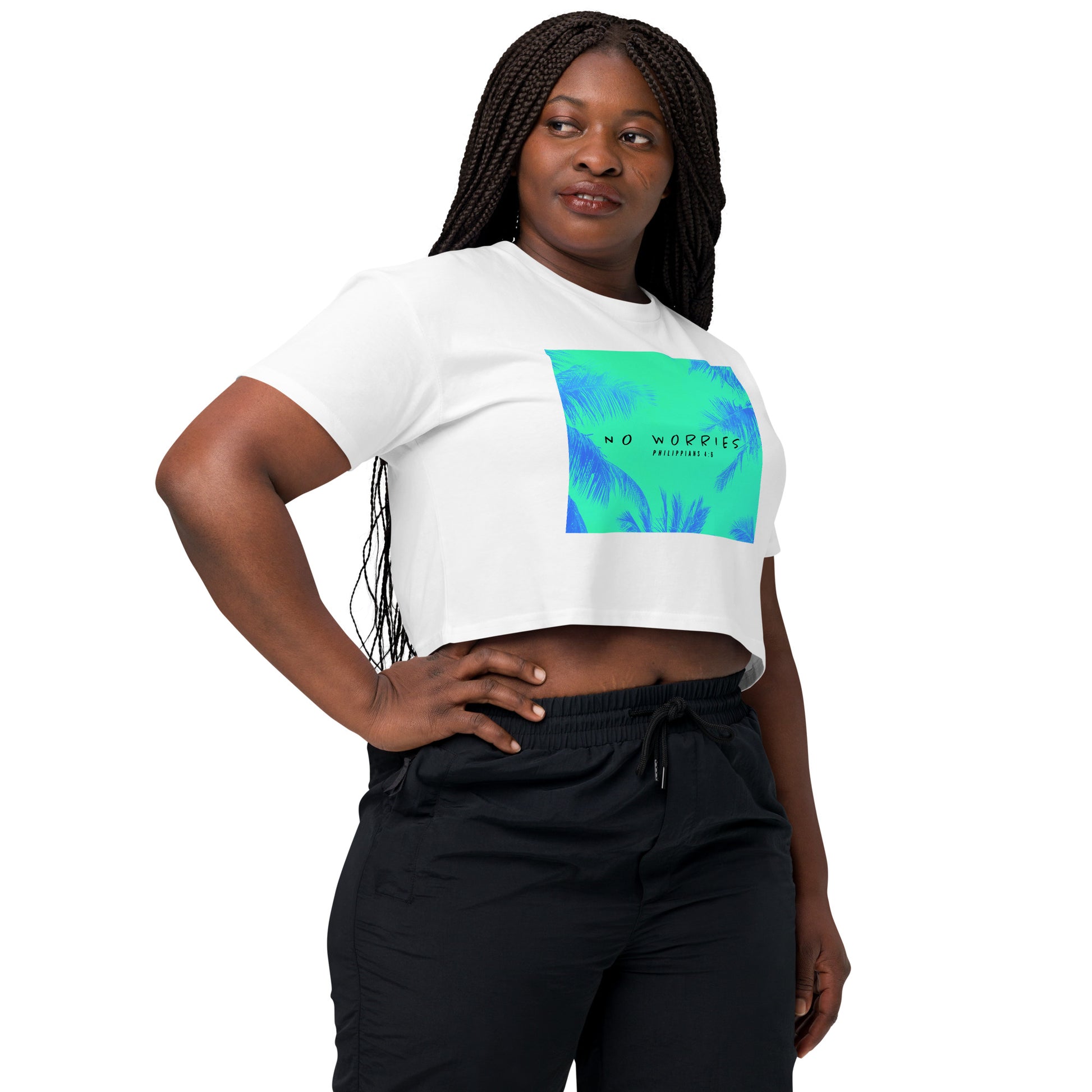 NO WORRIES- Women’s crop top