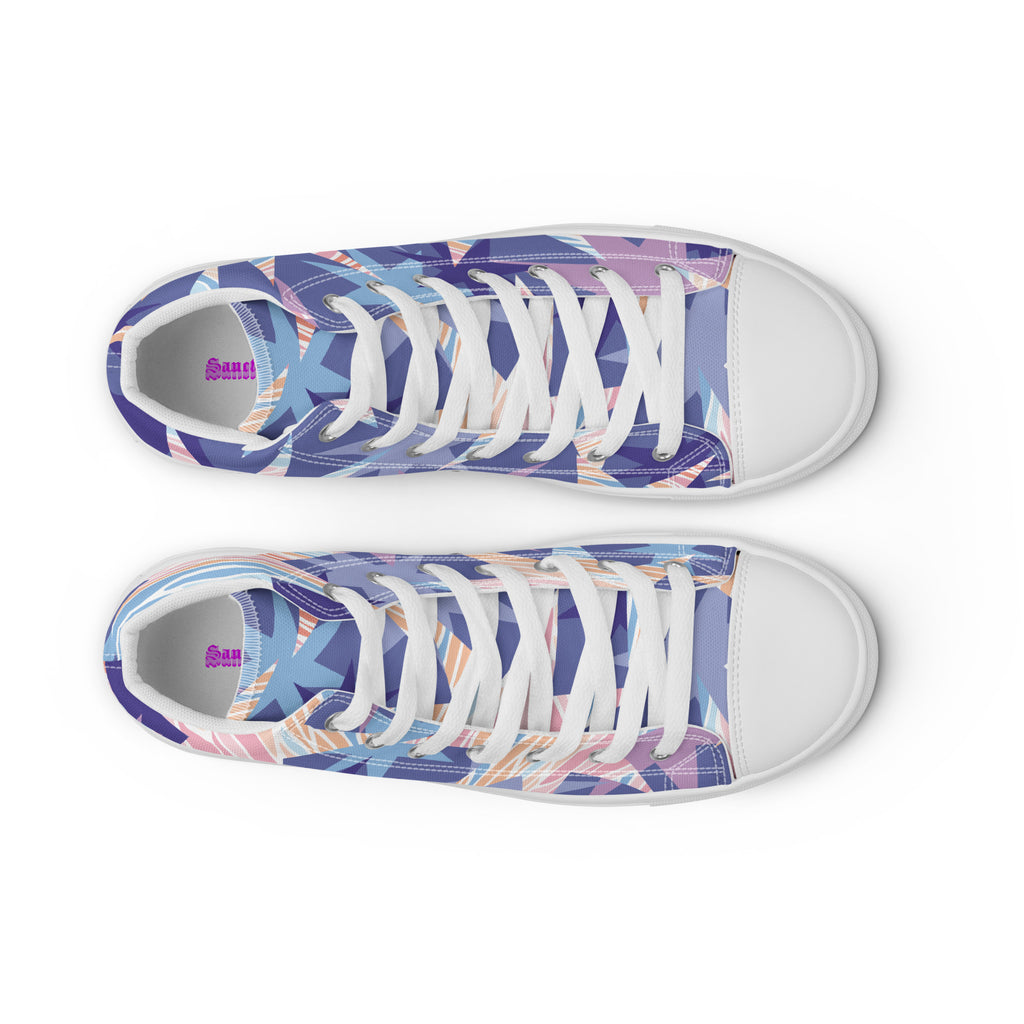 JESUS REIGNS- Women’s high top canvas shoes