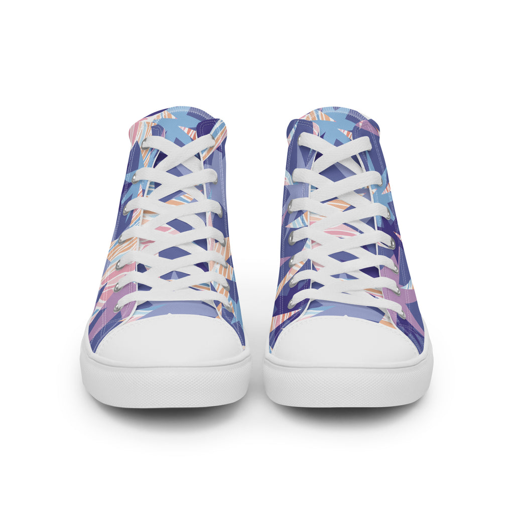 JESUS REIGNS- Women’s high top canvas shoes